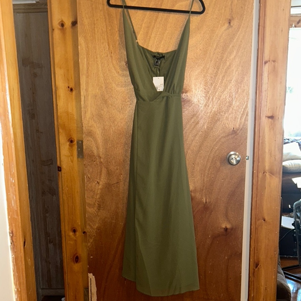 Forever 21 Olive Green Maxi Dress